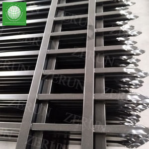 Nouvelle conception de panneau de clôture ornementale en <span class=keywords><strong>fer</strong></span> forgé bon marché, <span class=keywords><strong>piquet</strong></span> métallique pour chantiers de construction avec service de modélisation 3D - Product Image 2