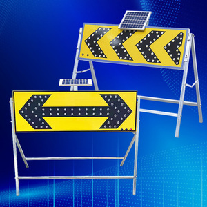 Venta Directa de Fábrica, Señales de Tráfico LED Solares, Señales de Flecha, Señales de Advertencia de Tráfico, Se Acepta OEM - Product Image 1