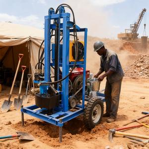 22pk 25pk 35pk Dieselmotor 200M Diepte Draagbaar Hydraulisch Wiel Type Waterput Booreiland Voor Landbouw-En Mijntoepassingen - Product Image 2