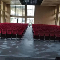 Vente chaude chaises de conférence universitaire de haute qualité avec tables auditoriums scolaires sièges de conférence sièges d'église