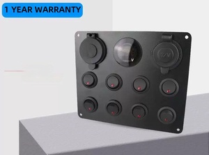 Tám vòng chuyển đổi nhỏ + 4.2A đôi USB đơn khẩu độ + nút Vôn kế + 12V với người giữ đèn thuyền xe sạc Bảng điều khiển chuyển đổi - Product Image 2