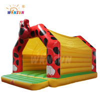 Château Gonflable WINSUN Populaire, Durable, Ignifuge et Imperméable en PVC à Motifs de Chiens pour Fêtes, Carnavals et Événements Scolaires