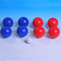 Ensemble de boules de pétanque légères pour jeux de plein air, ensemble professionnel de boules de pétanque, jeu de lancer de boules utilisé par les écoles.