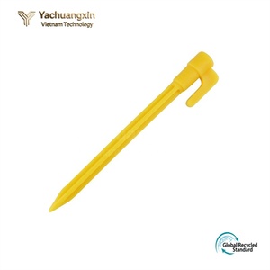 Piquets de tente en plastique PP ultra-légers de 14,6 cm pour l'extérieur, résistants, de qualité industrielle, diamètre 5,2 mm - Product Image 3
