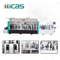 HICAS ahşap mobilya makinesi mdf pvc abs ön freze köşe yuvarlama otomatik kenar bantlama makinesi