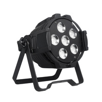 STSLITE - Éclairage de scène professionnel Slim Par LED COB 6 pièces 15W RGB avec contrôle DMX512 pour fêtes, mariages, événements DJ