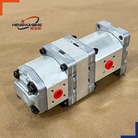 MARZOCCHI A1PD11,5P225 Série de pompes à engrenages tandem, pompe à huile haute pression en aluminium à double section P1P2P225, pompe hydraulique