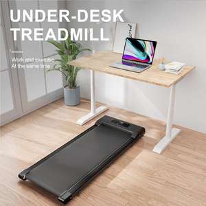 Venta al por mayor Mini eléctrico debajo del escritorio almohadilla caminadora cinta de correr <span class=keywords><strong>Trotadora</strong></span> delgada portátil cinta de correr para caminar Fitness en casa - Product Image 3