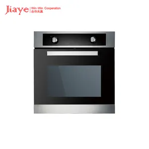 Gas+Electric Single Wall Oven with Basic Broil Bake Functions Triple door Mechanical Knobs Control Horno de gas