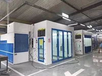 Four de peinture automobile à chauffage électrique, système professionnel de cabine de peinture pour atelier