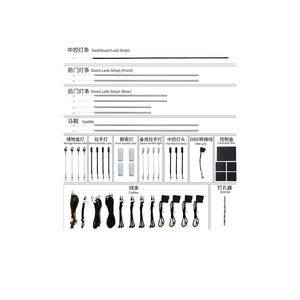 Éclairage d'ambiance pour Audi A8 A8L 2018-2025 – Bande LED décorative à commande par écran pour portes et espace pieds, lampe d'ambiance éclairée pour le plancher des pieds - Product Image 1