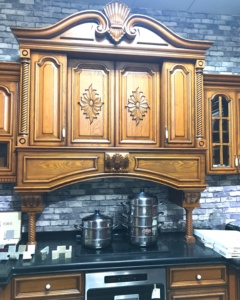 2024 New Arrival Custom Classical Style American <strong>Cherry</strong> <strong>Wood</strong> <strong>Kitchen</strong> <strong>Cupboard</strong> - Product Image 2