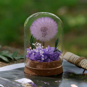Bomboniere Artigianali per Matrimoni e Feste, Fiori di Tarassaco Conservati Sotto Cupola di Vetro, Decorazioni per Tavoli, Regali Floreali Preservati - Product Image 6