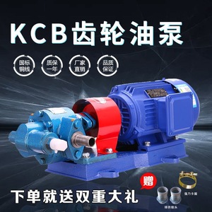 Pompe à engrenages Kcb monophasée 220V, pompe à huile, pompe hydraulique triphasée 380V, pompe auto-amorçante haute pression - Product Image 4