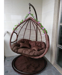 अच्छी गुणवत्ता वाले डबल सीटर 2 व्यक्ति स्विंग चेयर रतन लटका कुर्सी - Product Image 5