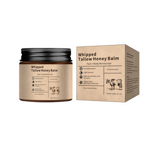 Crema de Sebo de Res Orgánico con Miel, Hidratante Facial y Corporal, Antienvejecimiento, Aclarante, Cuidado de la Piel para Mujeres, Todo Tipo de Piel - Product Image 1