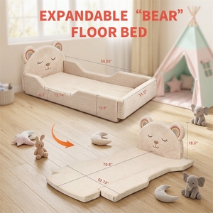 Canapé-lit pliant pour enfants, fabriqué en Chine, en <span class=keywords><strong>tissu</strong></span> écologique, pour tout-petits, meubles pour bébés - Product Image 3