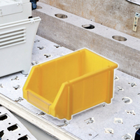 Caisse en plastique de boîte solide de HDPE personnalisable de couleur pour le stockage d'entrepôt