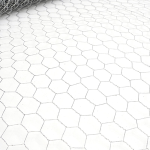 Malla de alambre hexagonal galvanizado para gallineros, rollo de malla de alambre para pollos, tela de hardware para cercas de gallineros - Product Image 1