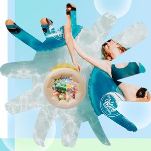 Grand glacière gonflable pliable de 10 pieds cubes en PVC pour mugs à bière, fêtes au bord de la piscine, barbecues d'été et décorations - Product Image 4