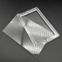 Marco Magnético Acrílico Ultra Transparente con Protección UV para Tarjetas, Protector Empotrado de 3 Piezas