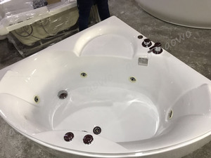 Bañera en forma de riangle Hydro <span class=keywords><strong>Spa</strong></span> para 2 personas, muebles de exterior, equipo de salón de belleza - Product Image 4