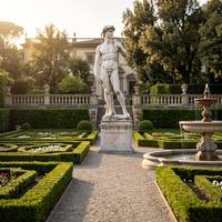 Statue de David en marbre sculptée à la main, personnalisable, pour la décoration de la salle du musée classique de la Renaissance