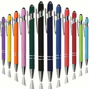 Stylos à bille de luxe de haute qualité, style promotionnel, multi-couleurs, en métal, avec fonction tactile - Product Image 1
