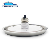 Lampes LED RGB RGBW murales 316SS pour piscine, 6W DC12V, contrôle externe, indice de protection IP68, éclairage subaquatique mince de 10 mm pour piscine