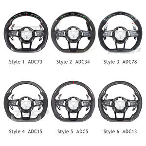 Ajustement pour <span class=keywords><strong>Audi</strong></span> R8 tt mk2 mk3 RS TTS ttrs rs3 <span class=keywords><strong>rs6</strong></span> RS4 RS5 RS7 A3 A4 A5 A6 A7 A8 B9 Q3 Q5 Q7 C8 fibre de carbone LED volant de voiture - Product Image 5