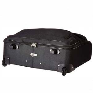 Rolling <b>Suit</b> Garment <b>Bag</b> with logo Wheeled Luggage Case <b>for</b> Travel Black - Product Image 4