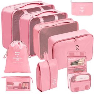 Offre Spéciale : Lot de 9 Cubes de Rangement Grande Capacité pour Voyage – Accessoires de Compression pour Sacs de Voyage et Organisation Extérieure - Product Image 5