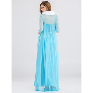 Disfraz de Halloween de la Princesa Elsa de Frozen, Cosplay de Animación, Vestido para Adultos - Product Image 3