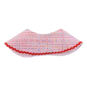 Capa de <span class=keywords><strong>Disfraz</strong></span> para Gatos, Perros y Animales Pequeños, Decorativa para <span class=keywords><strong>Halloween</strong></span>, de Tela de Poliéster con Encaje a Cuadros, Linda y Ligera - Product Image 2