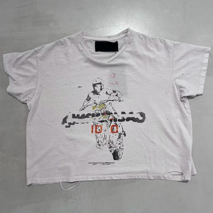 <span class=keywords><strong>T</strong></span>-<span class=keywords><strong>Shirt</strong></span> Oversize da Uomo Streetwear Hip Hop con Grafica, Maglietta Casual a Maniche Corte in Cotone, Moda Estiva, Vestibilità Ampia, Top da <span class=keywords><strong>Skateboard</strong></span> OEM - Product Image 3