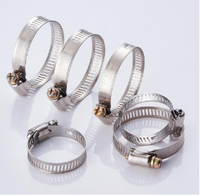 Ventes directes d'usine Collier de serrage de type américain Collier de serrage en acier galvanisé Collier de serrage en acier inoxydable