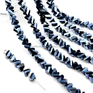 Groothandel Gefacetteerde Glazen Piramide Kraal Voor Armband Losse Kristallen Driehoek Kralen Voor Diy Sieraden Maken En Haar Accessoire