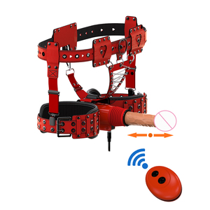 Consolador calefactable por control remoto, ametralladora, correa en consolador con cinturón, Juguetes sexuales <span class=keywords><strong>gay</strong></span> - Product Image 1