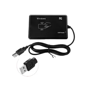 IC قارئ بطاقات USB 13.56MHz S50 Thin33 العمل مع ويندوز لمراقبة الدخول