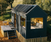 Chambre isolée bon marché prête à expédier Kit de petite maison extérieure modulaire en bois préfabriquée petit bureau de jardin préfabriqué