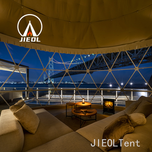 Domo Geodésico De Lujo Para Glamping Tipo Hotel, Casa Prefabricada Impermeable Para 6 Personas, Uso En Exteriores Durante El Invierno - Product Image 3