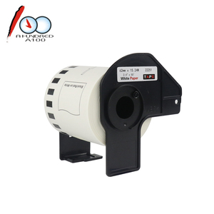 Hermano Compatible de la serie DK longitud continua negro de la cinta de etiqueta - Product Image 6