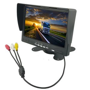 7 inch Màn hình LCD xe phía sau xem màn hình với kính chắn gió hút núi 12-24V cho xe tải Caravan sao lưu máy ảnh - Product Image 5