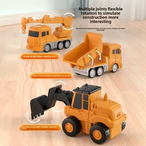 Đa Năng Nhựa Lắp Ráp Từ Xe Robot Cross-Biên Giới Giáo Dục Chuyển Kỹ Thuật Xe Đồ Chơi Cho Bé Trai - Product Image 2