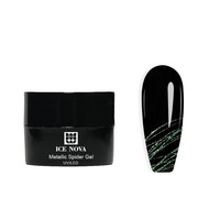 ICE NOVA Vernis Gel Métallique Effet Araignée Néon Personnalisé Aurore Métallique Luminescent dans l'Obscurité Disco UV pour Nail Art