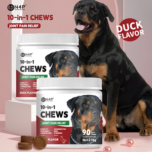 Friandises molles articulaires avec chondroïtine et MSM supplément pour les hanches et les articulations pour chiens avec puissance de glucosamine et soulagement efficace de la douleur - Product Image 1