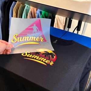 Wholesale White Ink Printable T-shirt Heat Transfer Non-slip DTF PET Film for DTF Digital Inkjet Printer - Product Image 1