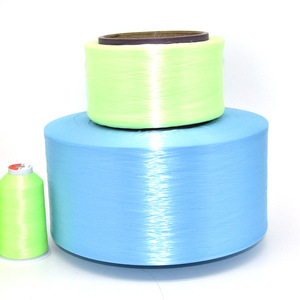 2021 nóng bán tái chế phát sáng trong đêm tối phát sáng Polyester chủ đề 1000m xoắn sợi cho mũ thêu logo nhãn ren - Product Image 6