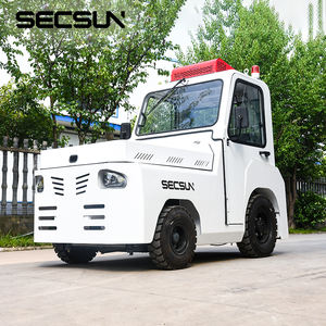 SECSUN bertenaga baterai bagasi bandara Tow 20 ton 25 ton 30 ton pesawat listrik traktor penarik dengan kabin - Product Image 1