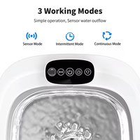Distributeur d'eau automatique intelligent sans fil 2025 en acier inoxydable détachable pour animaux de compagnie Fontaine à boire pour chat et chien